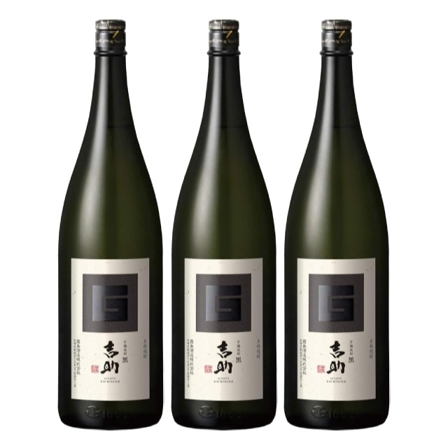 【送料無料】芋麹 吉助 黒 25度 1800ml×3 芋焼酎 霧島酒造
