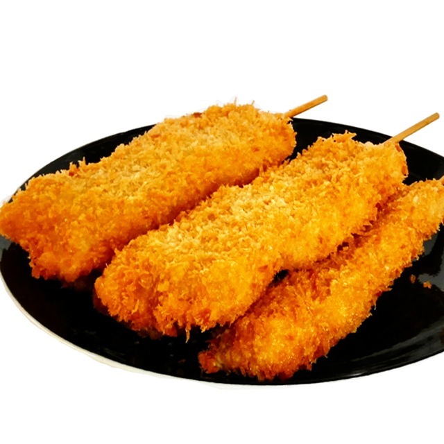 カノミ　鹿児島県産黒豚もも串カツ　5本入　　送料無料 産地直送 同梱・代引不可　九州産鶏肉 鶏串 焼き鳥 バーベキュー BBQ 晩酌おつまみ