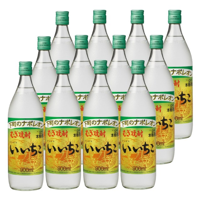【送料無料】いいちこ 25度 900ml×12本セット 麦焼酎 三和酒類 大分県