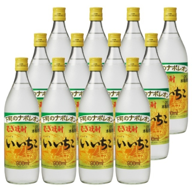 【送料無料】いいちこ 麦 20度 900ml×12本 麦焼酎 三和酒類 大分県