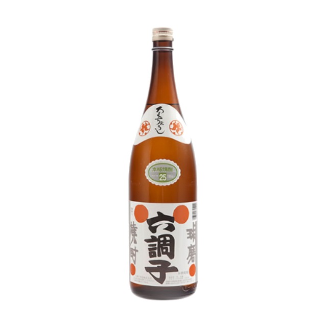 六調子 減圧蒸留 25度 1800ml瓶 米焼酎 六調子酒造 熊本県 化粧箱なし