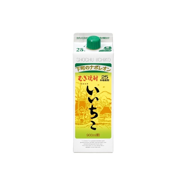 いいちこ パック 25度 900ml 麦焼酎 三和酒類