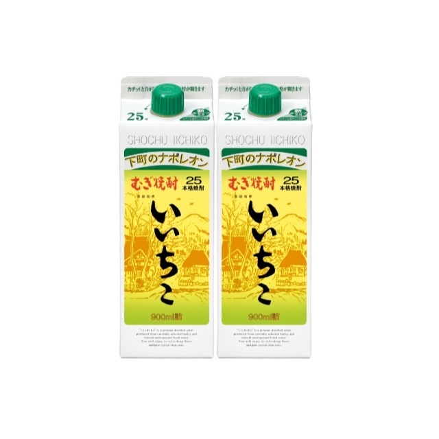 【送料無料】いいちこ パック 25度 900ml×2本 麦焼酎 三和酒類 大分県