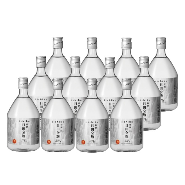 【送料無料】特撰いいちこ日田全麹 25度 720ml×12本 瓶 竹炭濾過全麹仕込麦焼酎 三和酒類 大分県