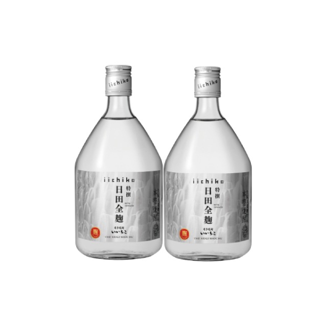 【送料無料】特撰いいちこ日田全麹 25度 720ml×2本 瓶 竹炭濾過全麹仕込麦焼酎 三和酒類 大分県