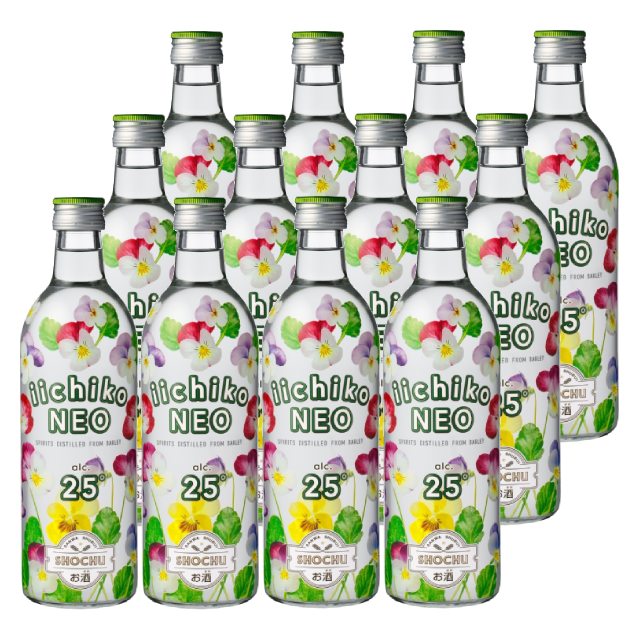 【送料無料】iichiko NEO(イイチコ ネオ) 25度 500ml×12本 瓶 麦焼酎 三和酒類 大分県