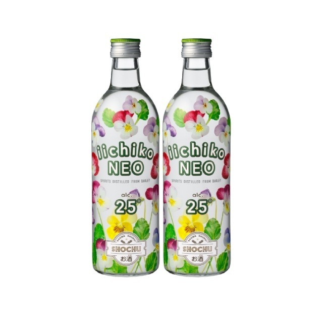 【送料無料】iichiko NEO(イイチコ ネオ) 25度 500ml×2本 瓶 麦焼酎 三和酒類 大分県
