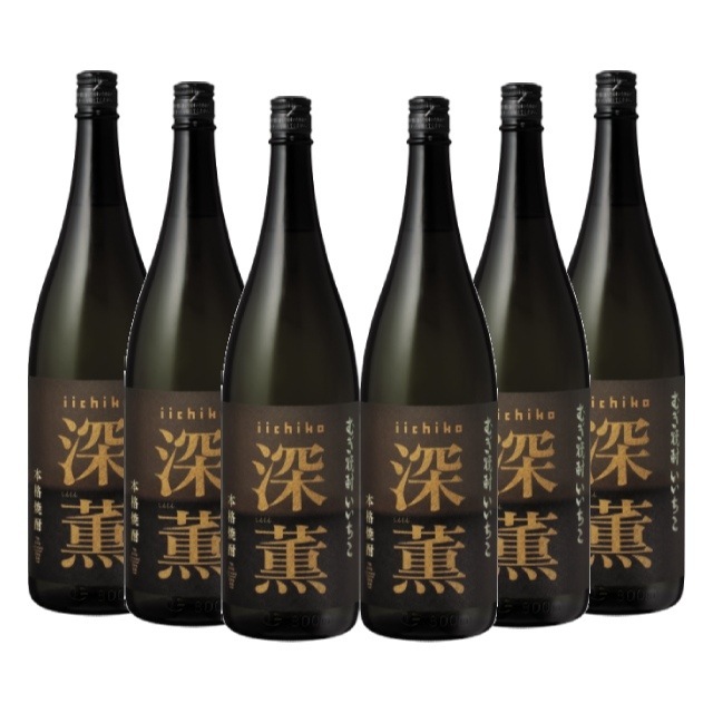 【送料無料】いいちこ深薫(しんくん) 25度 1800ml×6本 麦焼酎 三和酒類 大分県