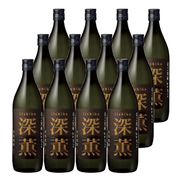 【送料無料】いいちこ深薫(しんくん) 25度 900ml×12本 麦焼酎 三和酒類 大分県