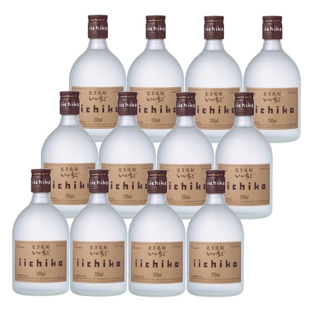 【送料無料】いいちこシルエット 25度 200ml×12本 麦焼酎 三和酒類 大分県