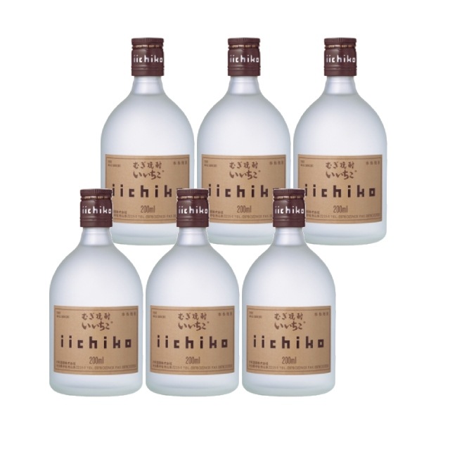 【送料無料】いいちこシルエット 25度 200ml×6本 麦焼酎 三和酒類 大分県