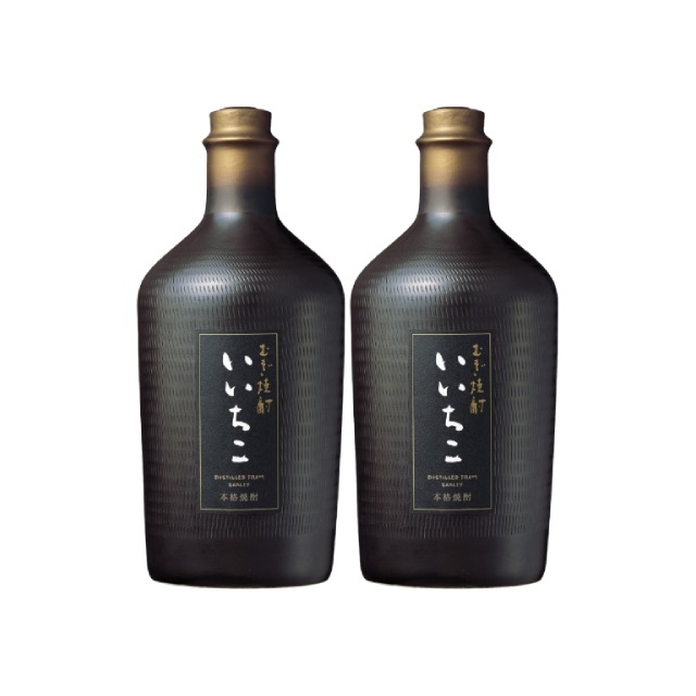 【送料無料】いいちこ民陶 くろびん 25度 720ml×2本 陶器 三和酒類 大分県