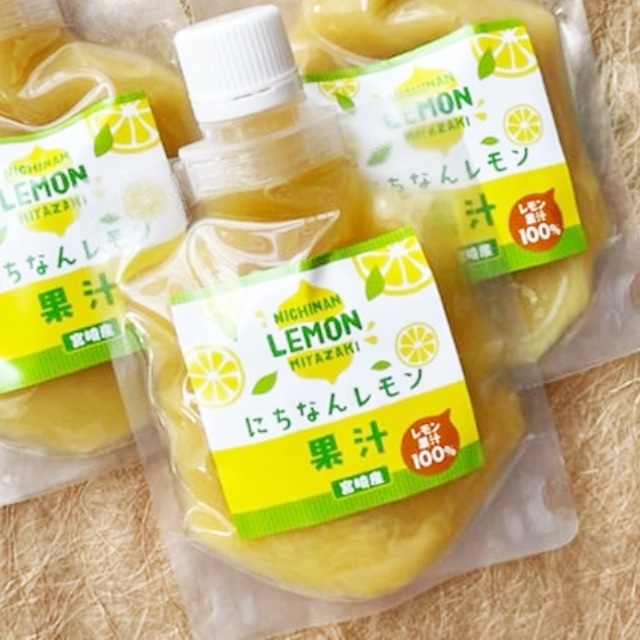 ケンコー食品　にちなんレモン果汁　100g　　送料無料 産地直送 同梱・代引不可　宮崎産レモン 果汁100％ 生レモン お菓子作