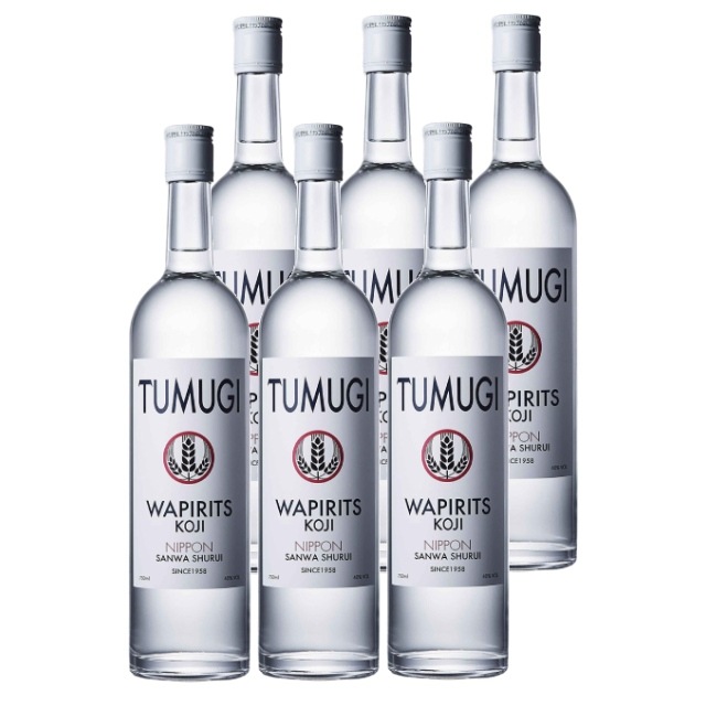 【送料無料】WAPIRITS TUMUGI(つむぎ) 40度 750ml×6本 瓶 スピリッツ 三和酒類 大分県
