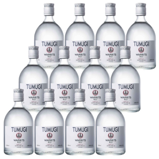 WAPIRITS TUMUGI(つむぎ) 40度 200ml×12本 瓶 スピリッツ 三和酒類 大分県