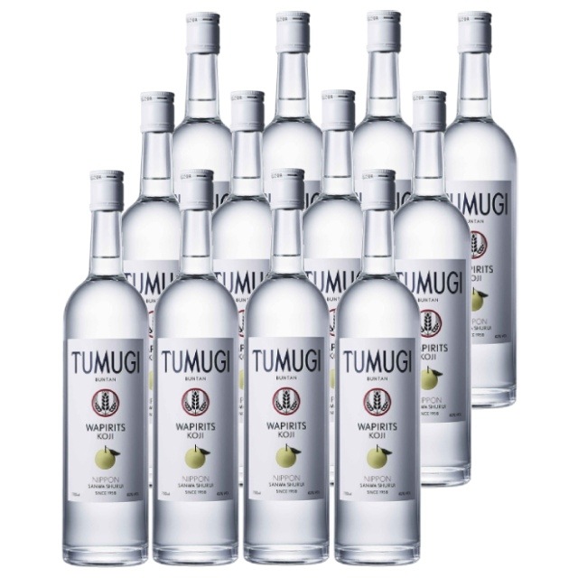 【送料無料】TUMUGI(つむぎ) BUNTAN ブンタン 43度 750ml×12本 瓶 スピリッツ 三和酒類 大分県