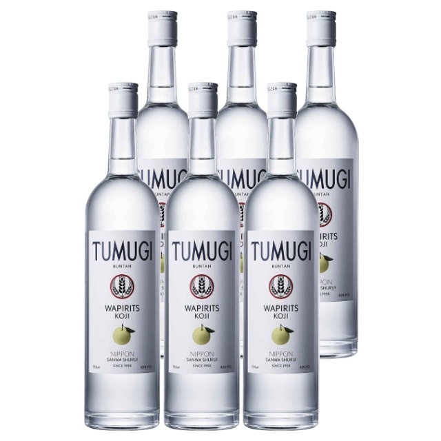 【送料無料】TUMUGI(つむぎ) BUNTAN ブンタン 43度 750ml×6本 瓶 スピリッツ 三和酒類 大分県