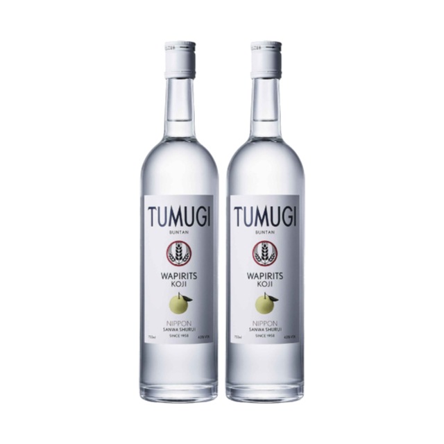【送料無料】TUMUGI(つむぎ) BUNTAN ブンタン 43度 750ml×2本 瓶 スピリッツ 三和酒類 大分県