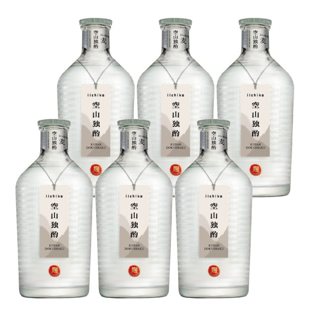【送料無料】いいちこ 空山独酌(くうざんどくしゃく) 30度 箱入 720ml×6本 麦焼酎 三和酒類 大分県