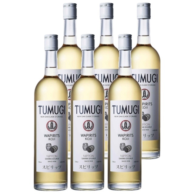 【送料無料】TUMUGI(つむぎ) NEW OAK CASK STORAGE 43度 750ml×6本 三和酒類 大分県