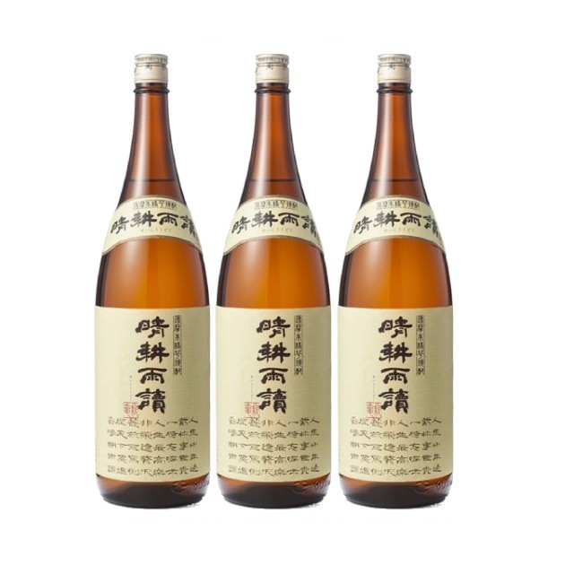 【送料無料】晴耕雨読(せいこううどく) 25度 1800ml×3本 芋焼酎 佐多宗二商店 鹿児島