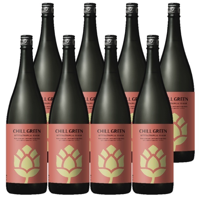【送料無料】2025年3月13日より出荷予定！チルグリーン bitter&tropical 25度 1800ml×8本 麦焼酎 濱田酒造