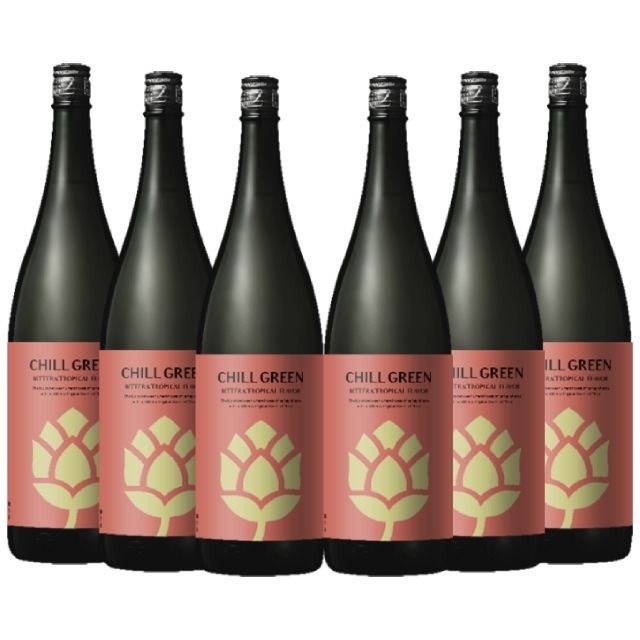 【送料無料】2025年3月13日より出荷予定！チルグリーン bitter&tropical 25度 1800ml×6本 麦焼酎 濱田酒造