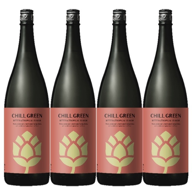 【送料無料】2025年3月13日より出荷予定！チルグリーン bitter&tropical 25度 1800ml×4本 麦焼酎 濱田酒造