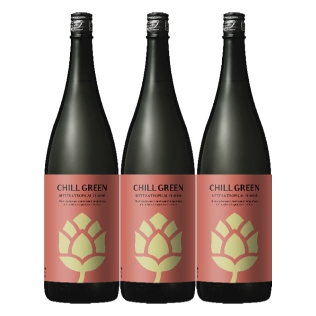 【送料無料】2025年3月13日より出荷予定！チルグリーン bitter&tropical 25度 1800ml×3本 麦焼酎 濱田酒造