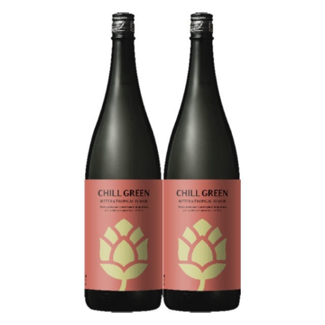 【送料無料】2025年3月13日より出荷予定！チルグリーン bitter&tropical 25度 1800ml×2本 麦焼酎 濱田酒造