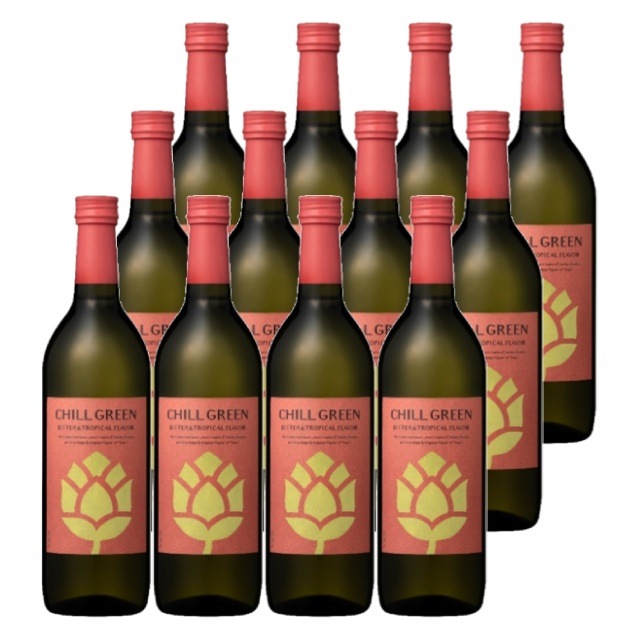【送料無料】2025年2月25日より出荷予定！チルグリーン bitter&tropical 25度 720ml×12本 麦焼酎 濱田酒造