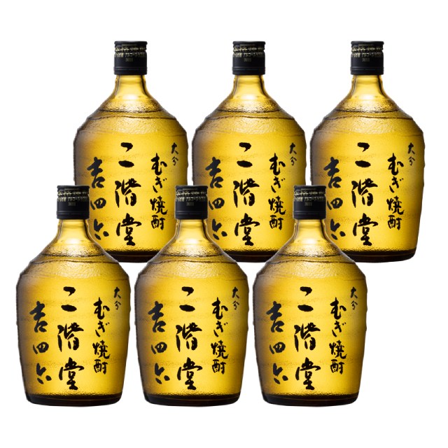 【送料無料】吉四六の瓶 25度 720ml×6本 麦焼酎 二階堂酒造 大分