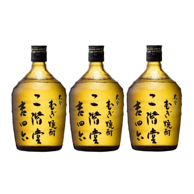 【送料無料】吉四六の瓶 25度 720ml×3本 麦焼酎 二階堂酒造 大分