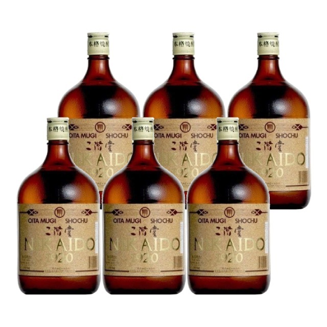 【送料無料】二階堂パーティーボトル 1920ml×6本 麦焼酎 二階堂酒造 大分