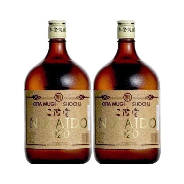 【送料無料】二階堂パーティーボトル25度 1920ml×2本 麦焼酎 二階堂酒造 大分