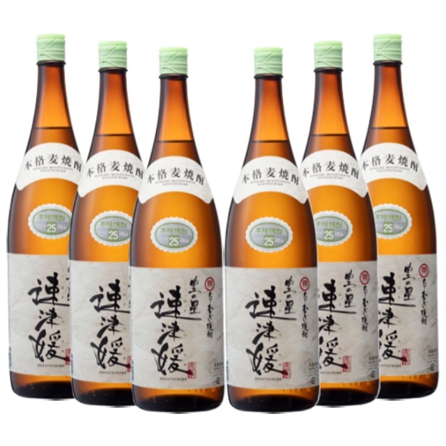 【送料無料】速津媛(はやつひめ)  トヨノホシ 25度 1800ml×6本 麦焼酎 二階堂酒造 大分