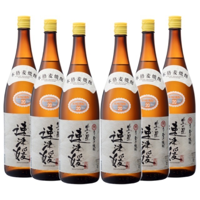 【送料無料】速津媛(はやつひめ)  トヨノホシ 20度 1800ml×6本 麦焼酎 二階堂酒造 大分