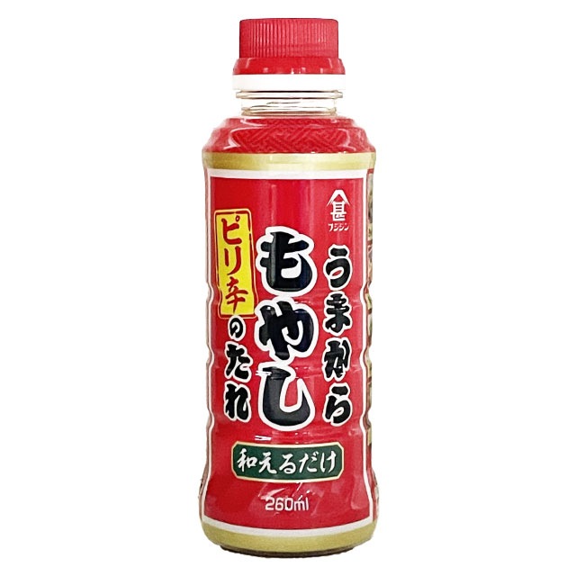 フジジン醤油　うまからもやしのたれ　260ml　富士甚醤油 ピリ辛たれ 大分県