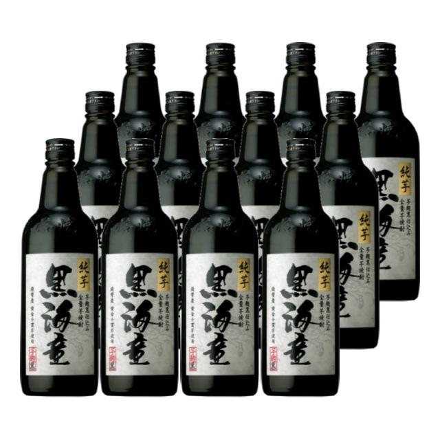 【送料無料】黒海童(かいどう) 純芋 25度 720ml×12本 芋焼酎 濱田酒造