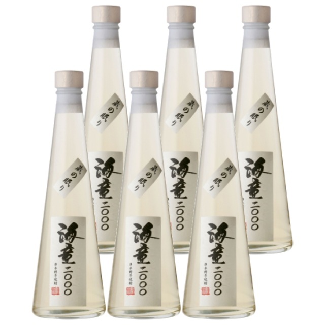 【送料無料】海童(かいどう)2000 蔵の眠り 化粧箱入 35度 500ml×6本 瓶 樫樽貯蔵芋焼酎 濱田酒造