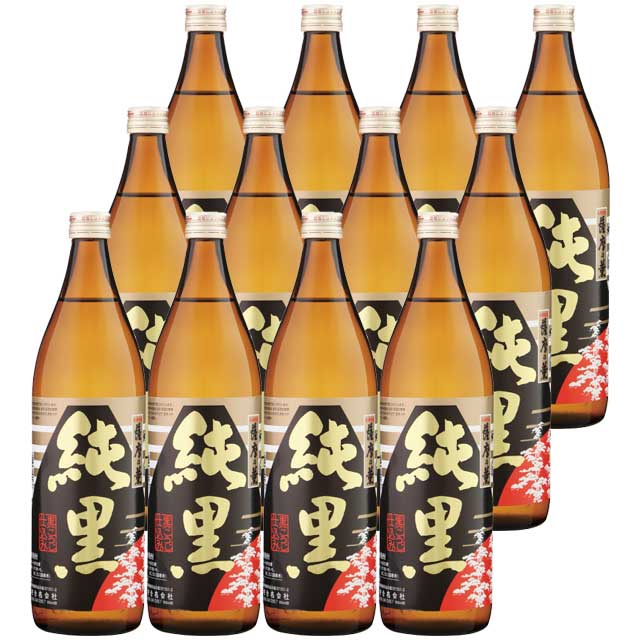 【送料無料】薩摩乃薫(さつまのかおり) 純黒 芋焼酎 25度 900ml ×12本 田村合名 