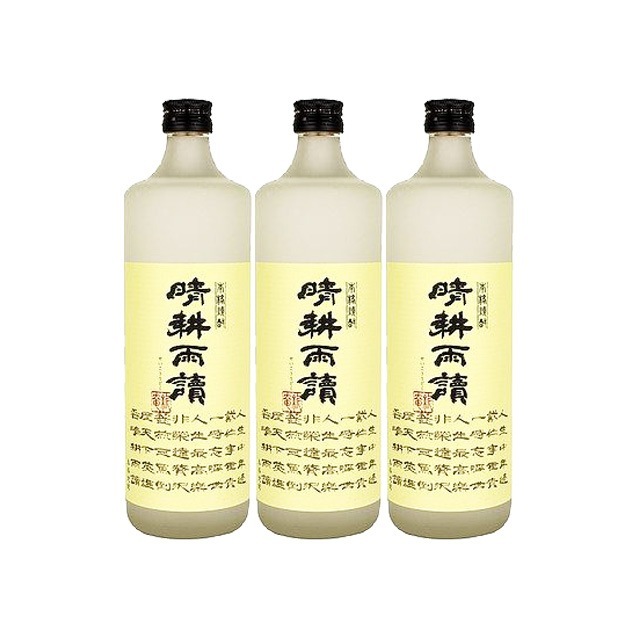 【送料無料】晴耕雨読 白麹 (せいこううどく)25度 720ml×3本 芋焼酎 佐多宗二商店