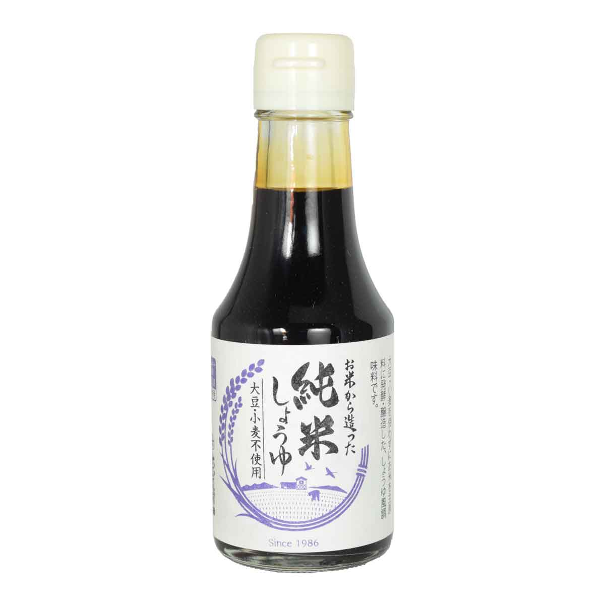 ［150ml小瓶］［大豆・小麦不使用］ 大正屋醤油店 お米から作った純米しょうゆ 島根県安来市