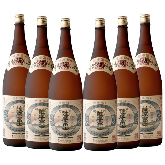 【送料無料】薩摩富士 復刻版 25度 1800ml×6本 芋焼酎 濱田酒造