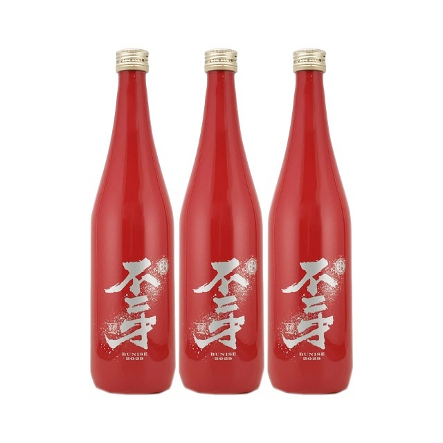 【送料無料】不二才（ぶにせ）RED 黒麹 25度 720ml×3本 芋焼酎 佐多宗二商店