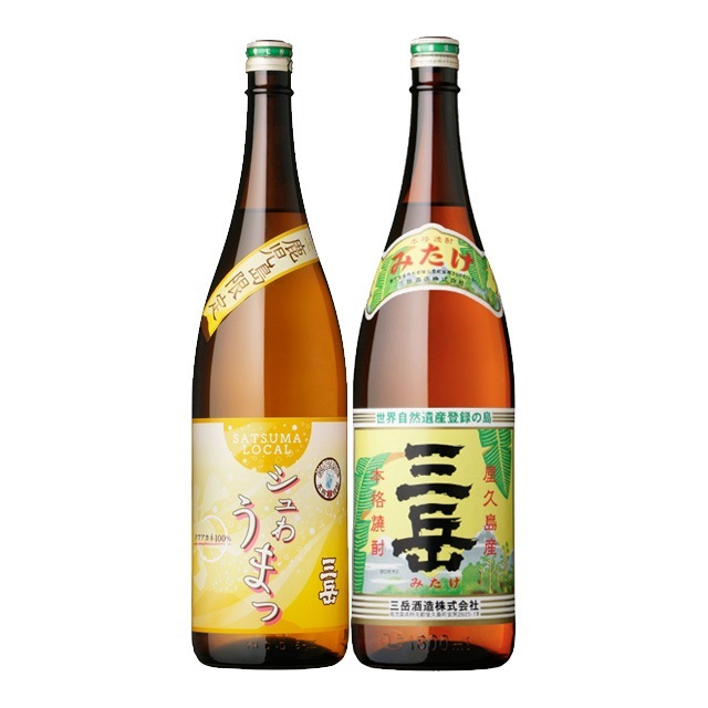 【送料無料】鹿児島限定 三岳・三岳 タマアカネ 25度 1800ml×各1本 計2本 芋焼酎 三岳酒造 