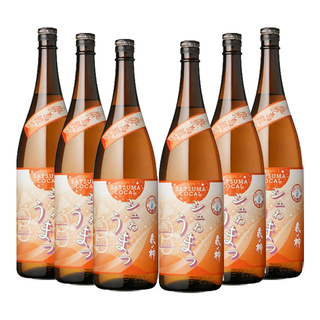 【送料無料】鹿児島限定 シュわうまっ 蔵の神 25度 1800ml×6本 芋焼酎 山元酒造