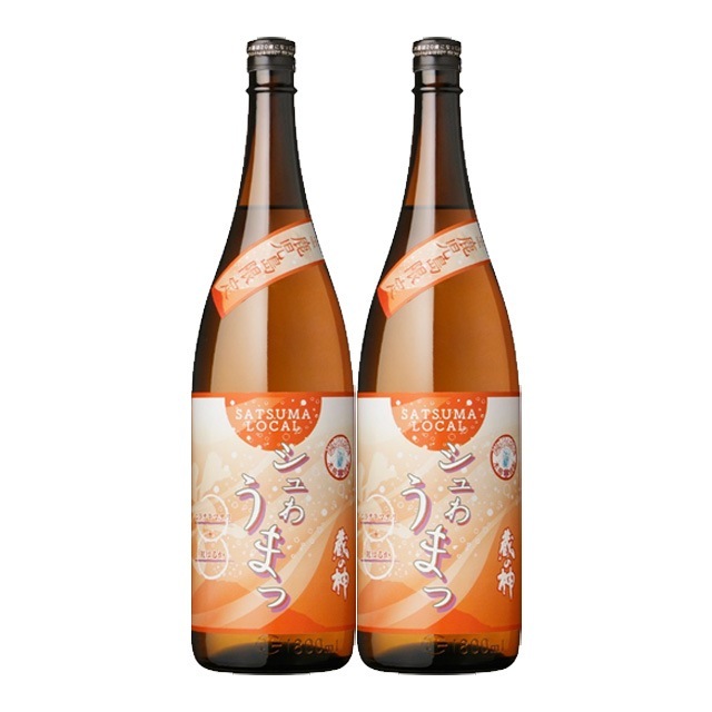 【送料無料】鹿児島限定 シュわうまっ 蔵の神 25度 1800ml×2本 芋焼酎 山元酒造