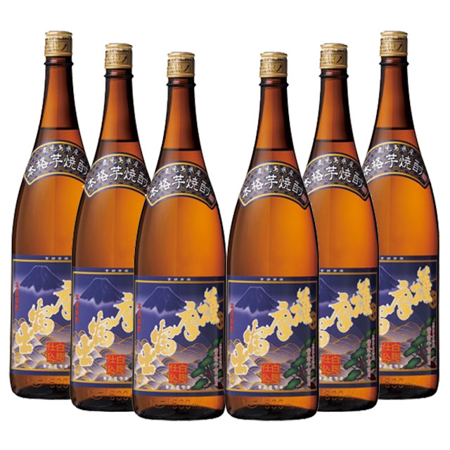 【送料無料】薩摩富士 25度 1800ml×6本 芋焼酎 濱田酒造
