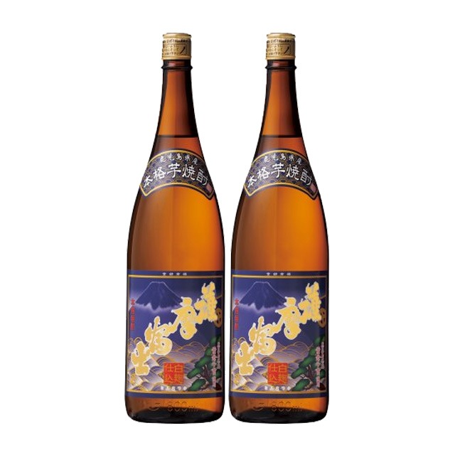 【送料無料】薩摩富士 25度 1800ml×2本 芋焼酎 濱田酒造